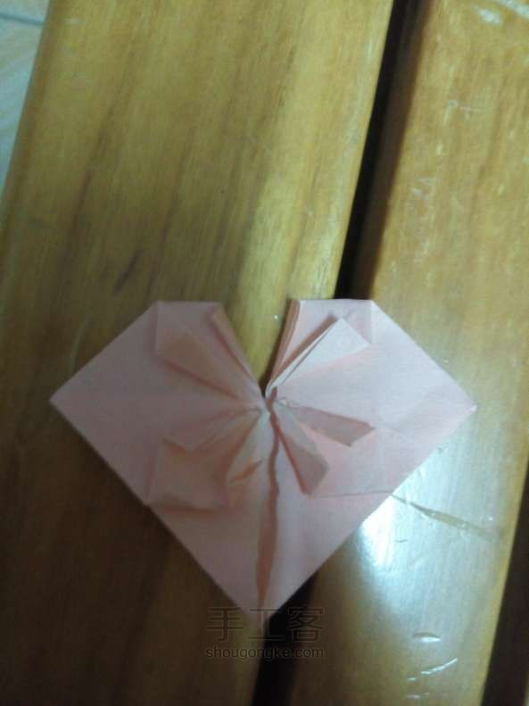 爱心哟折纸教程 第6步