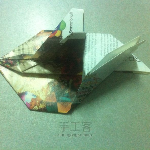 折纸F16战斗机手工折纸教程 第27步