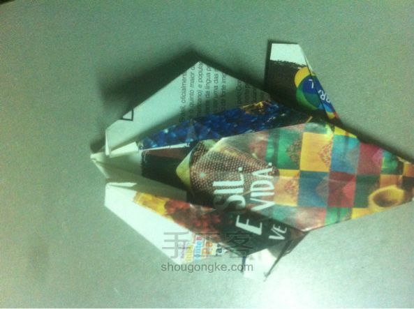 折纸F16战斗机手工折纸教程 第40步