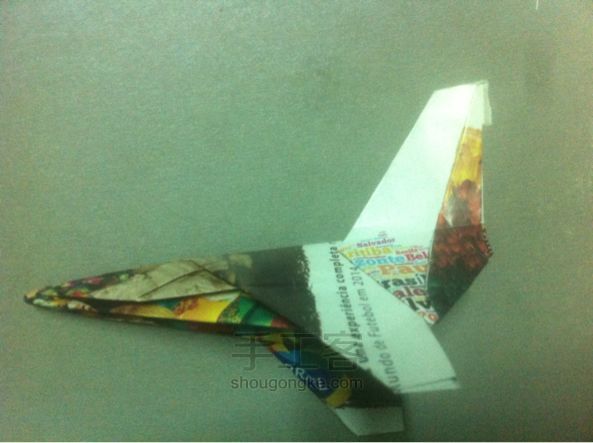 折纸F16战斗机手工折纸教程 第46步