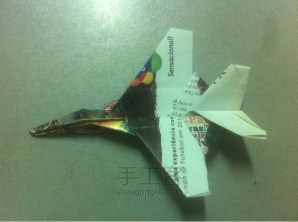 折纸F16战斗机手工折纸教程 第49步
