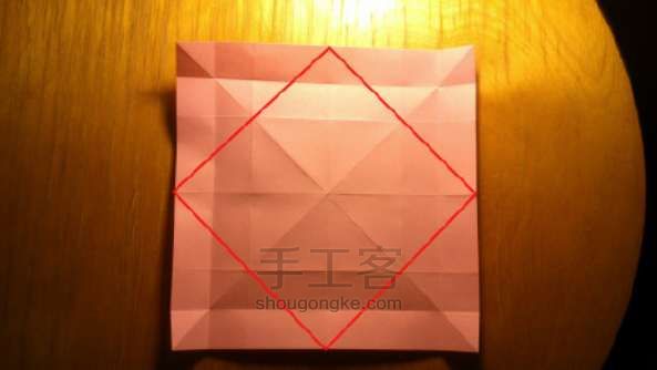喵子-玫瑰新品种折纸教程 第4步
