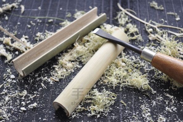 手工复古 竹牛皮纸本子 制作教程 第2步
