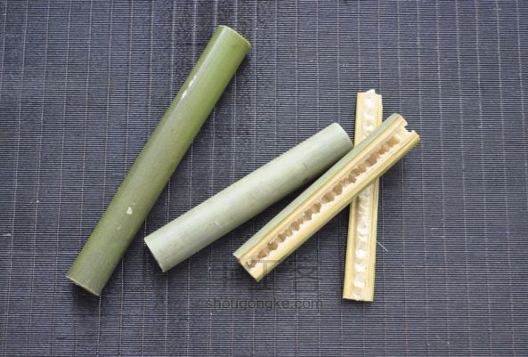 手工复古 竹牛皮纸本子 制作教程 第1步