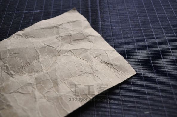手工复古 竹牛皮纸本子 制作教程 第6步