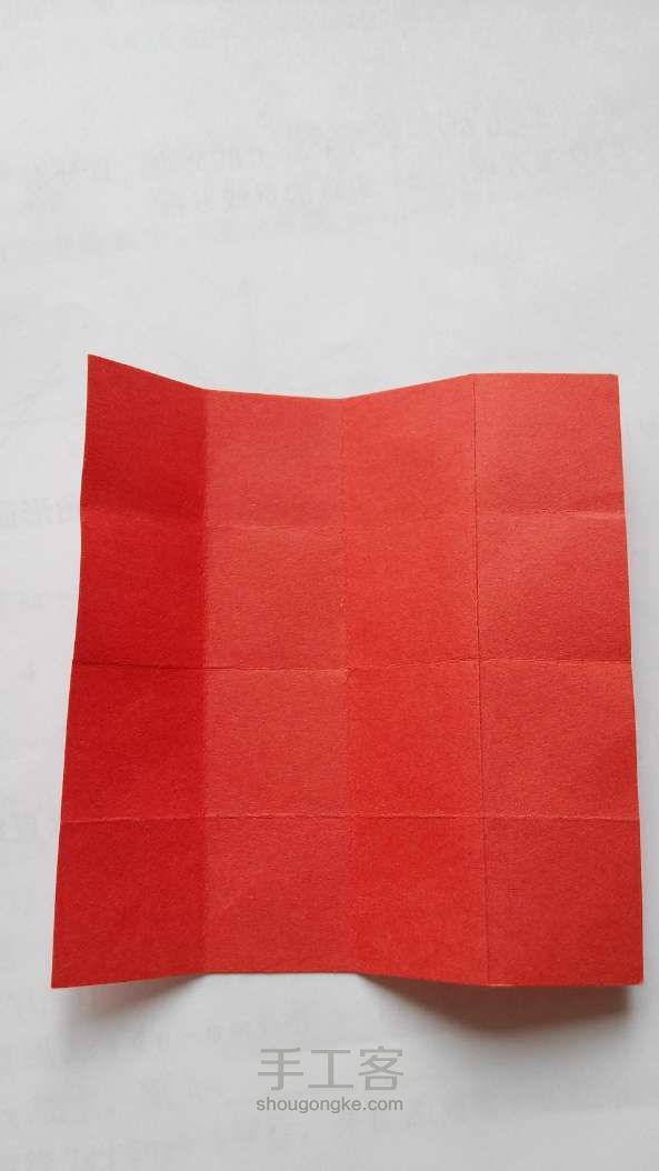 超级简单的小纸篮折纸教程 第4步