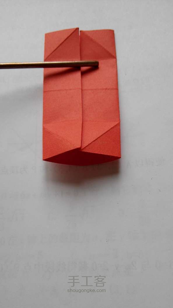 超级简单的小纸篮折纸教程 第7步