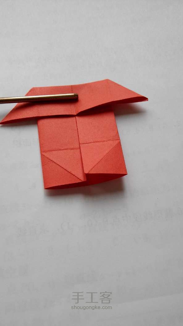 超级简单的小纸篮折纸教程 第8步