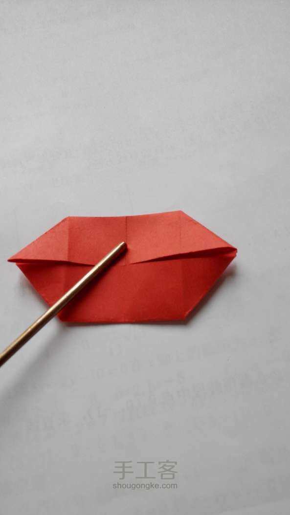 超级简单的小纸篮折纸教程 第9步