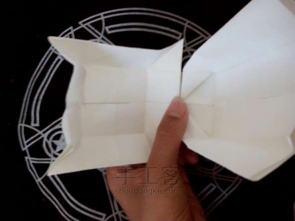 纸盒人→_→折纸DIY 第12步