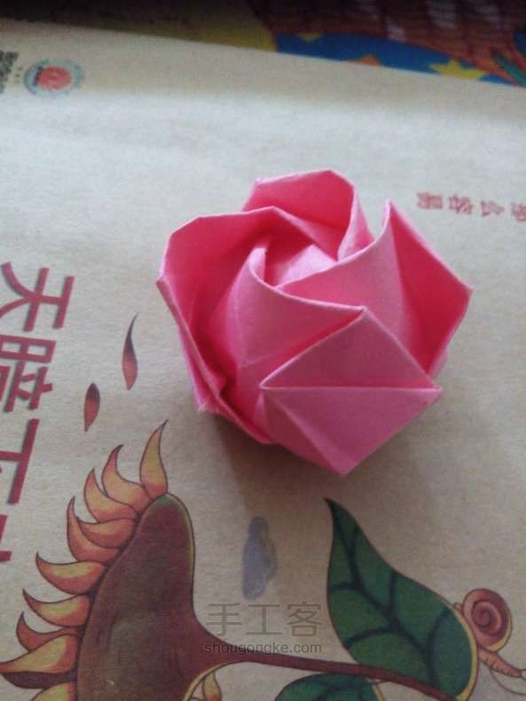 折纸教程玫瑰 第1步