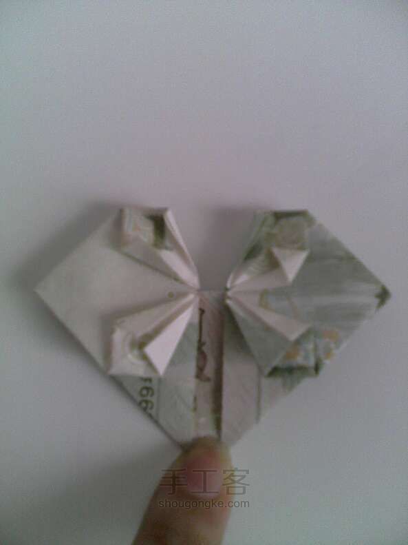 『折纸』超简易爱心 第8步