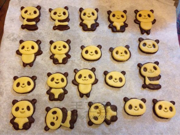 小熊猫饼干 手工教程 第6步