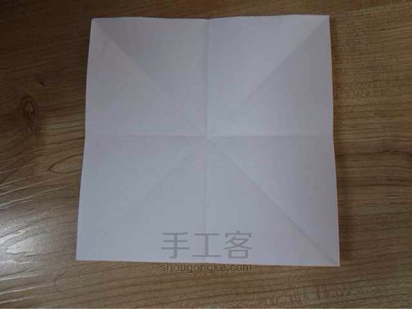 莲花折纸教程 第1步