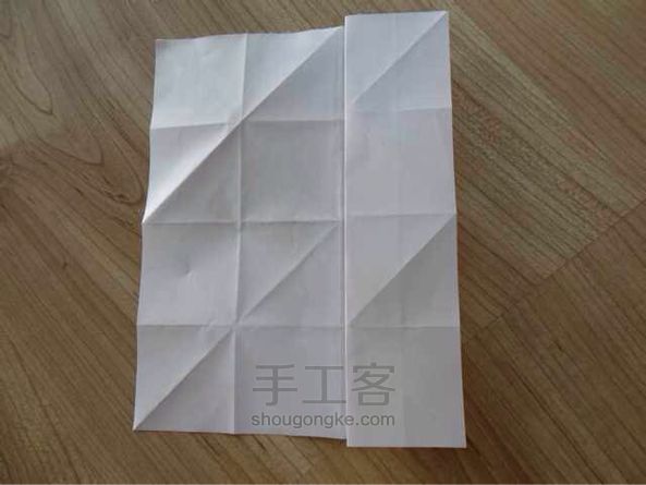 莲花折纸教程 第5步