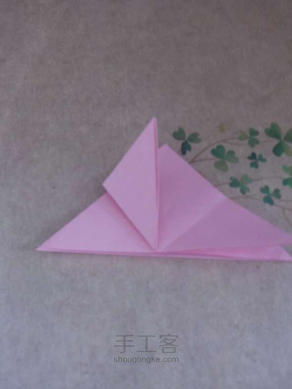 有爱又简单的蝴蝶折纸教程 第3步