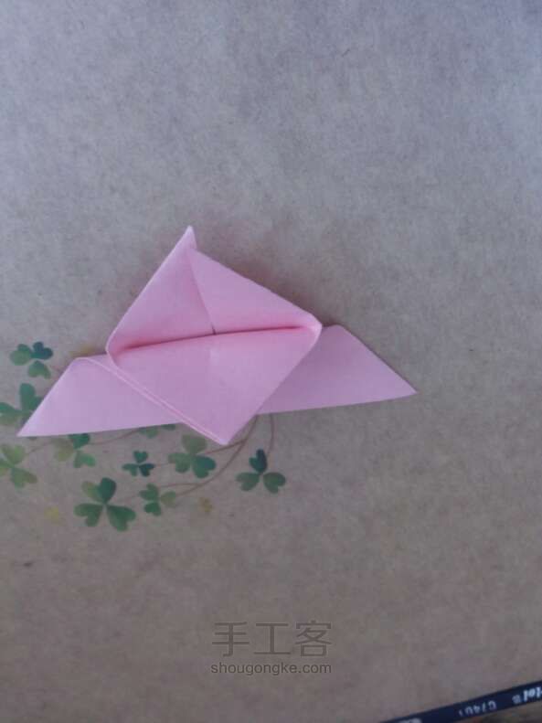 有爱又简单的蝴蝶折纸教程 第6步