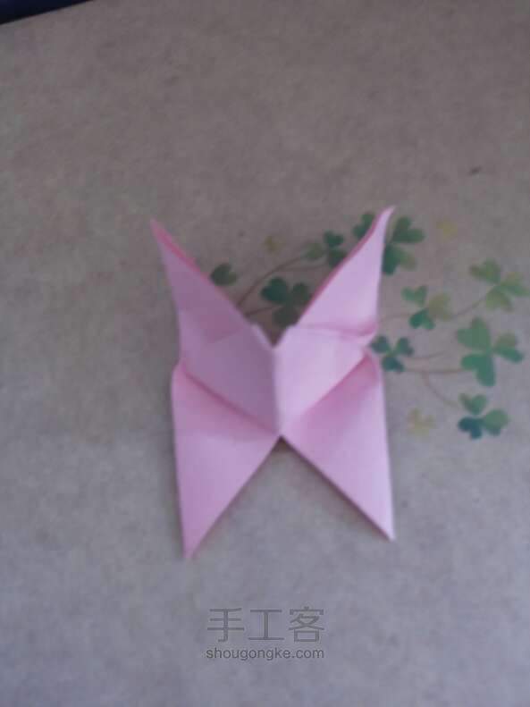 有爱又简单的蝴蝶折纸教程 第8步