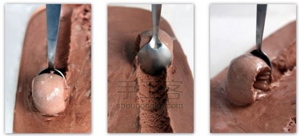  巧克力冰激凌 美食DIY 第3步