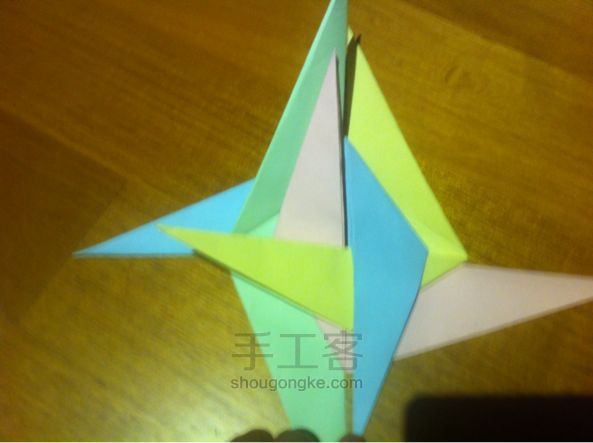折纸螺旋 手工制作教程 第12步