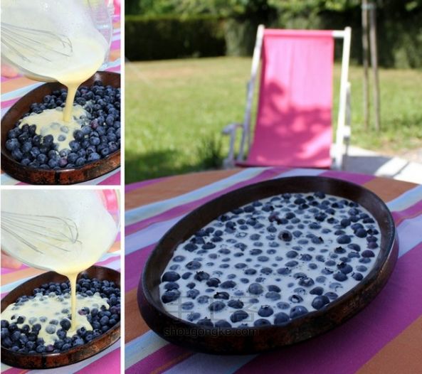 蓝莓水果蛋糕制作方法 第2步