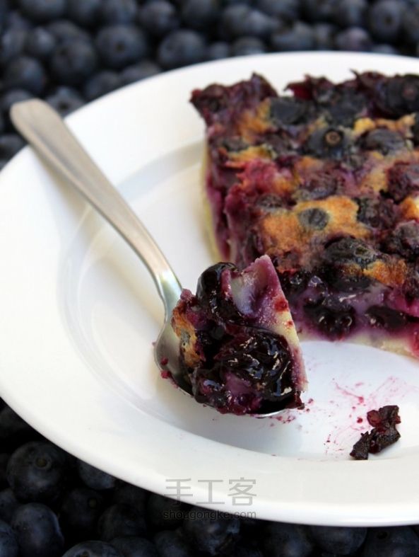 蓝莓水果蛋糕制作方法 第3步