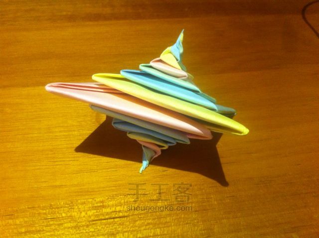 折纸螺旋 手工制作教程 第21步