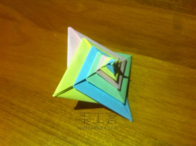 折纸螺旋 手工制作教程 第20步