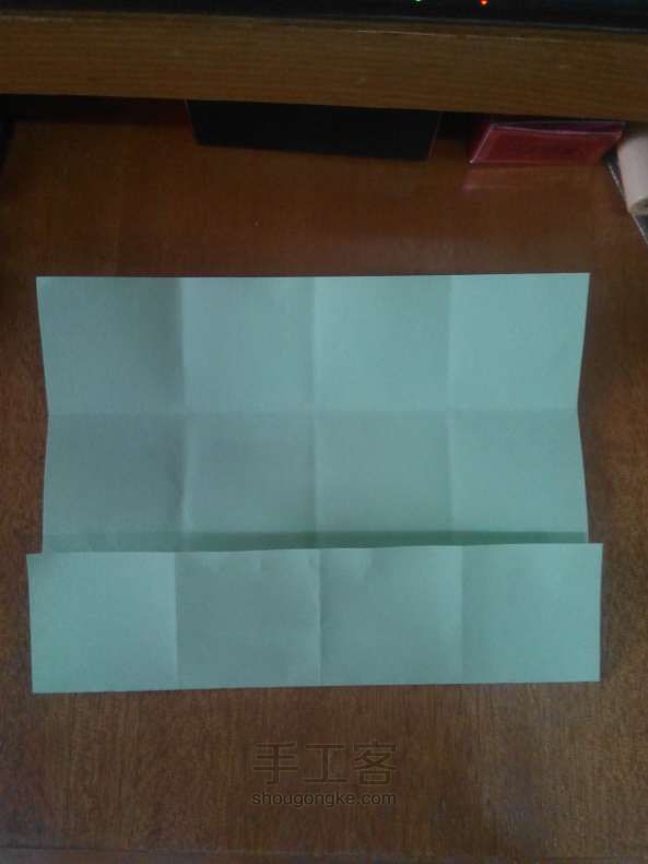 五星花折纸教程 第2步