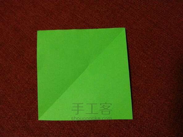 纸飞机基本零件详细教程——筝形，机头折纸 第1步