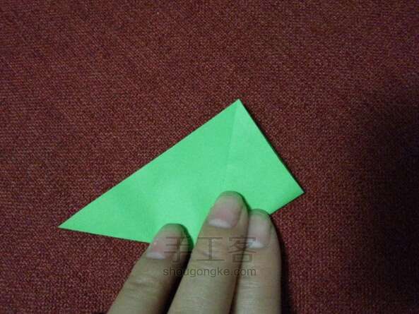 纸飞机基本零件详细教程——筝形，机头折纸 第4步