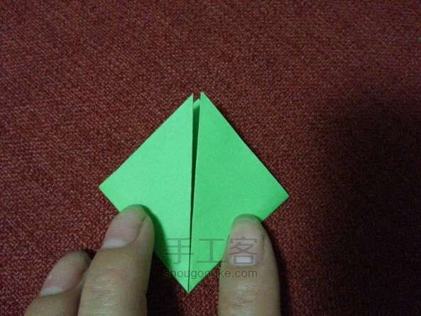 纸飞机基本零件详细教程——筝形，机头折纸 第6步