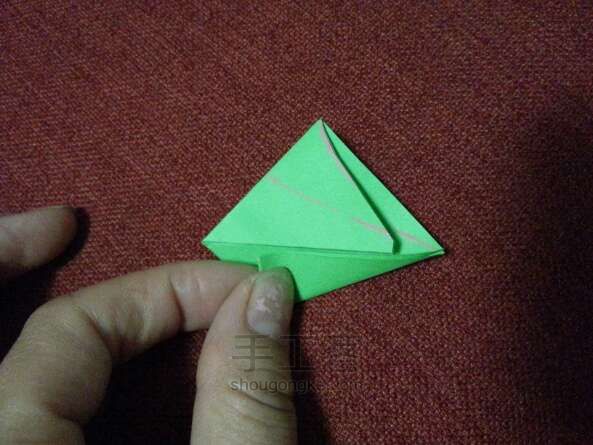 纸飞机基本零件详细教程——筝形，机头折纸 第9步