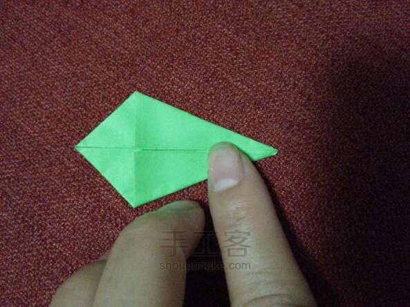 纸飞机基本零件详细教程——筝形，机头折纸 第10步