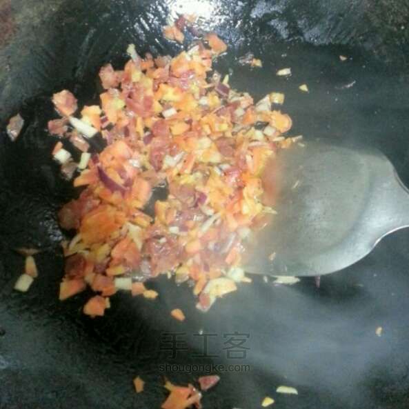腊味萝卜糕制作方法 第4步