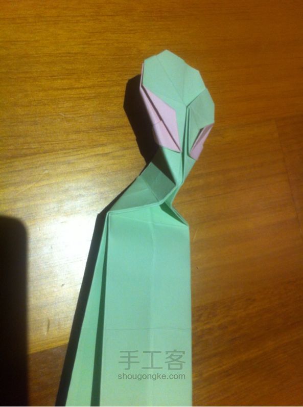 折纸外星人 手工制作教程 第20步