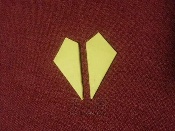 折纸飞机零件教程 第7步