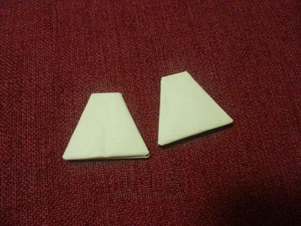 折纸飞机零件教程 第13步