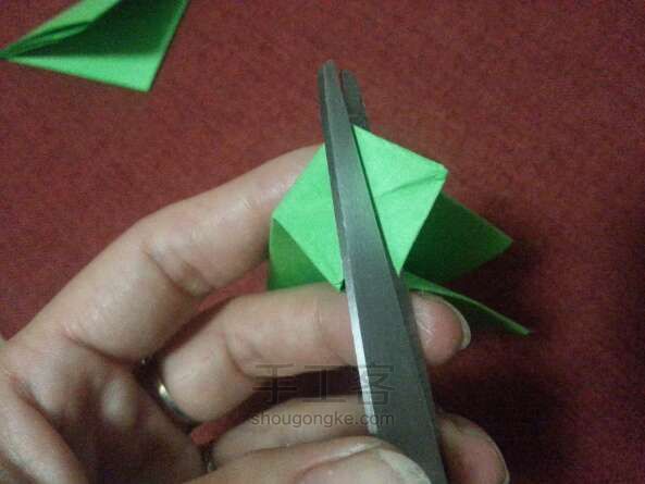 折纸飞机零件教程 第21步