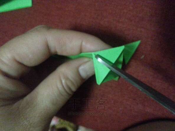 折纸飞机零件教程 第22步