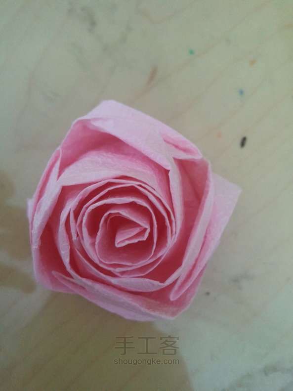 卷心玫瑰是真爱 居家必备的折纸教程 第1步