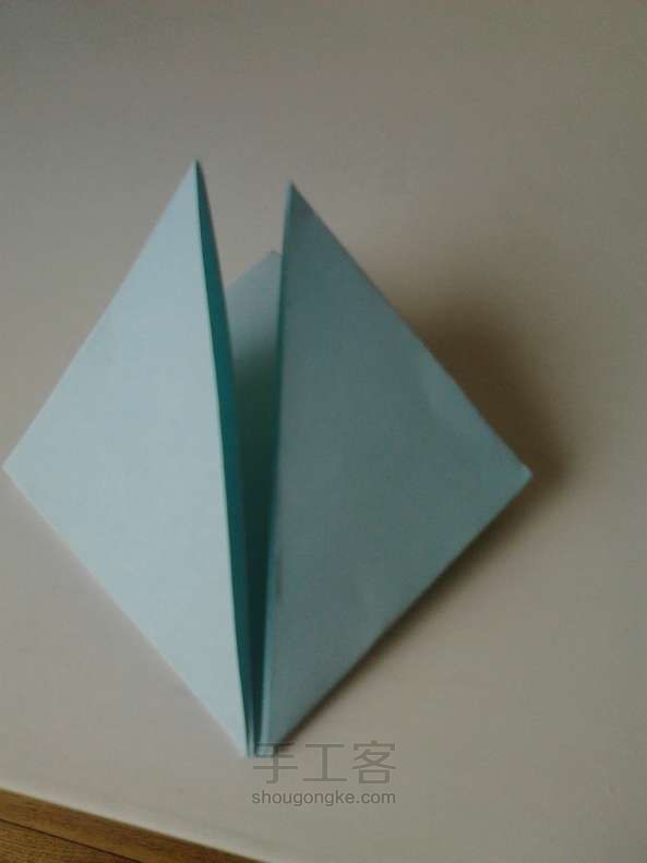 钻石玫瑰折纸教程 第6步