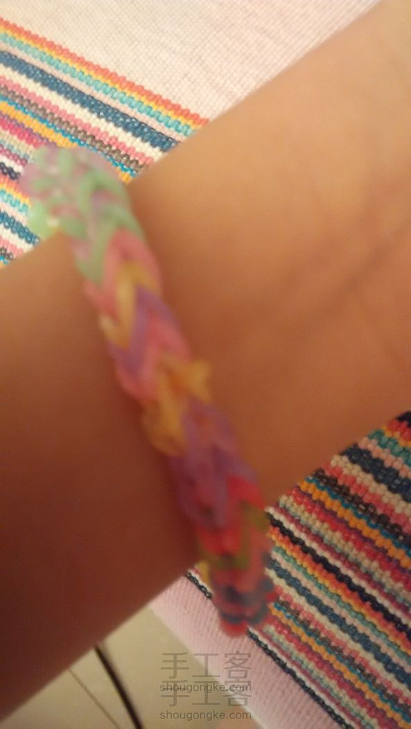 橡皮筋手链 第1张