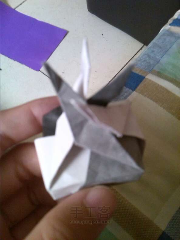 转角盒子折纸教程😉 第30步