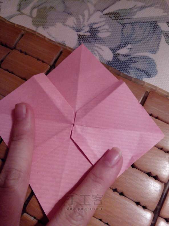 折纸蝴蝶结 第13步