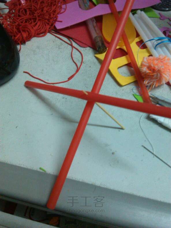 荷兰风车小屋纸艺教程 第6步