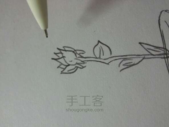 手绘花瓶 第4步