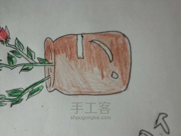 手绘花瓶 第17步