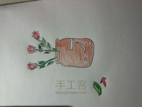 手绘花瓶 第18步