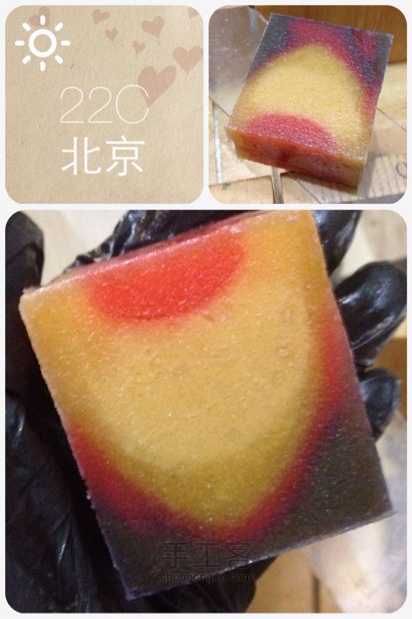 母乳彩虹皂手工diy教程 第16步